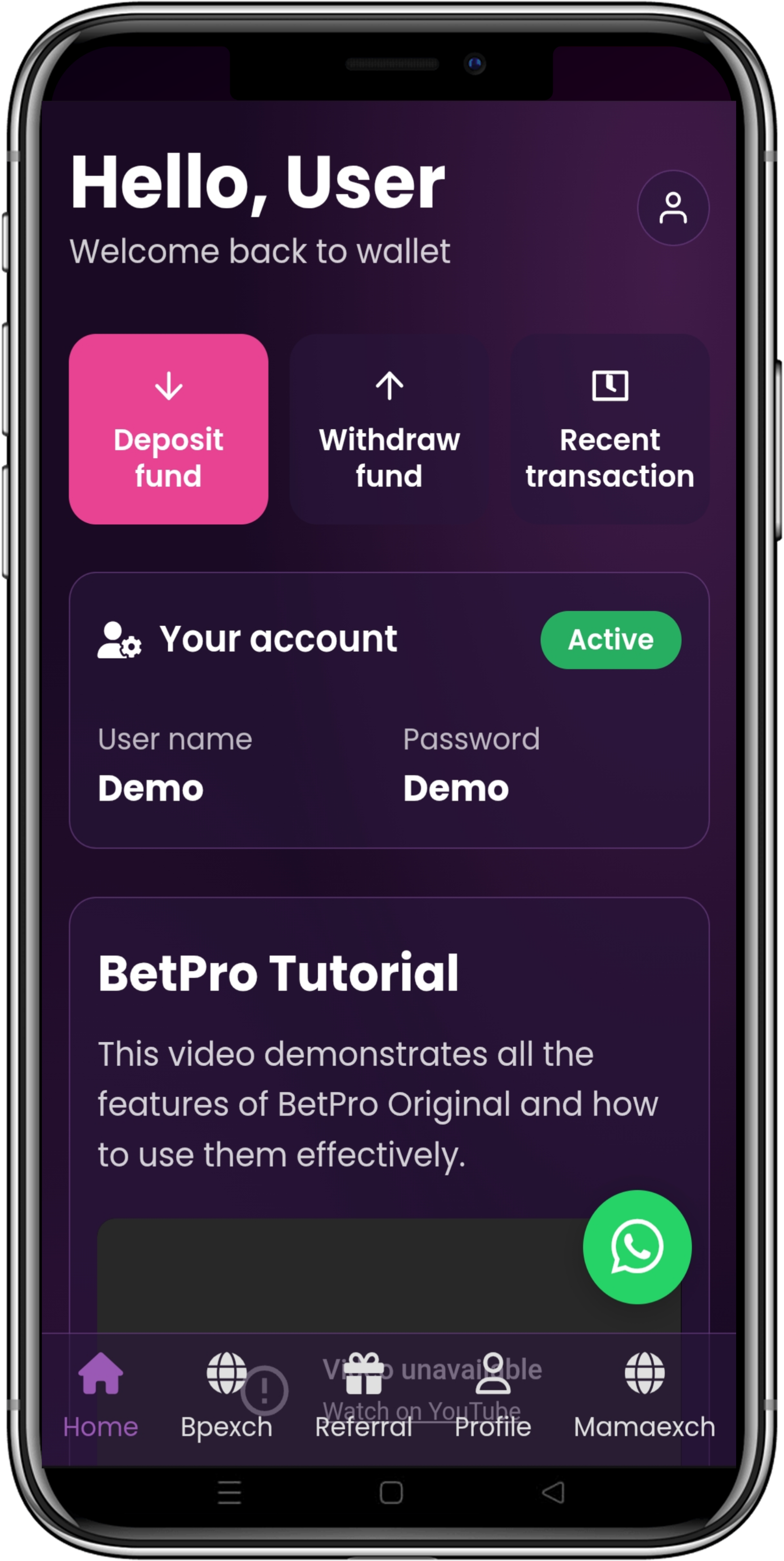 Dashboard Screenshot